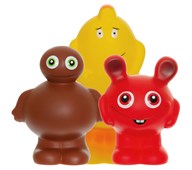 Babblarna store plastfigurer - Babba, Bibbi, Bobbo