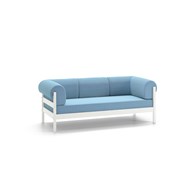 Morgan sofa hvid 3-pers. inkl. stof