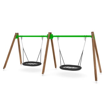 SWING dobbelt fugleredegynge, træ