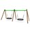 SWING dobbelt fugleredegynge, træ