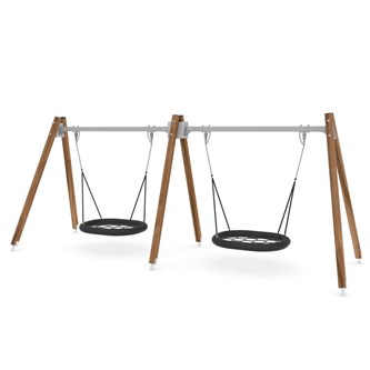 SWING dobbelt fugleredegynge, træ