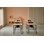 Fay bord HT 60x45 cm sort understel