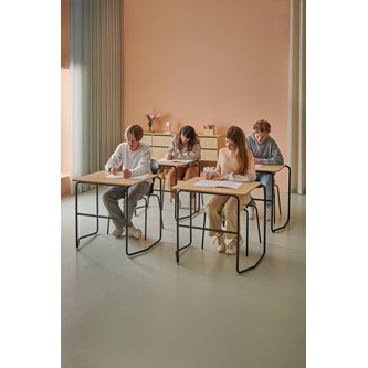 Fay bord HT 60x45 cm sort understel