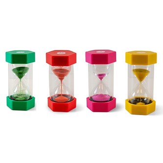 Timeglas store 0,5-3 minutter