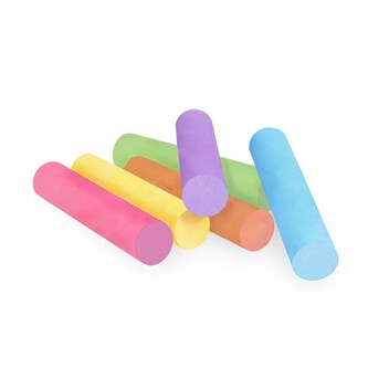 Gadekridt jumbo 6-pak
