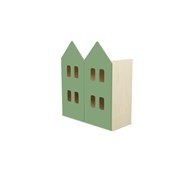 Fixa 3:2 dukkehus m/ 2 låger D36 cm