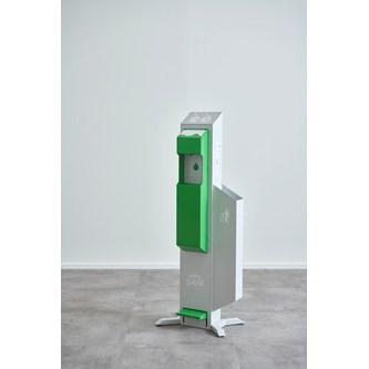Sæbe-/desinfektionsautomat inkl. 1 affaldsbeholder