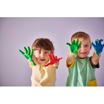 Svanemærket fingermaling 6x500 ml