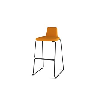Moa barstol sh 75 cm sort understel