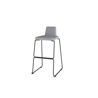 Moa barstol sh 75 cm sort understel