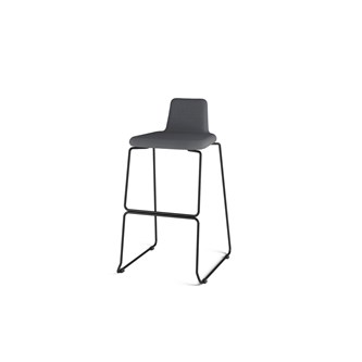 Moa barstol sh 75 cm sort understel