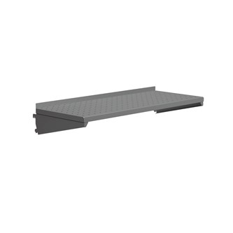 Wille perforeret metalhylde B75 D30 cm