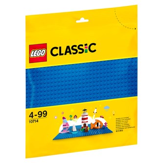 LEGO byggeplade blå