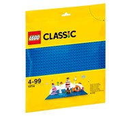 LEGO byggeplade blå