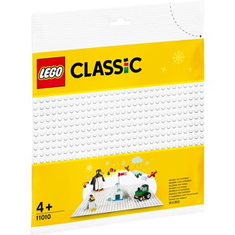 LEGO byggeplade hvid
