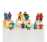 Multikulturel familie i træ