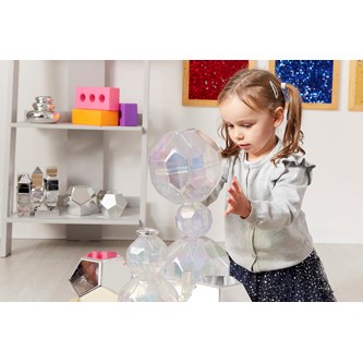 Transparente blokke 12 stk.