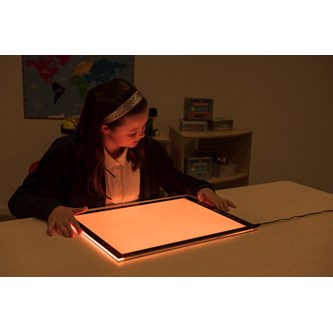 Lysbord A2 med skiftende farver