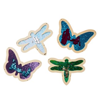 Paillettavler - Sommerfugle og guldsmede