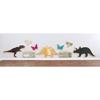 Paillettavler - Dinosaurer