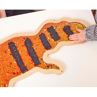 Paillettavler - Dinosaurer