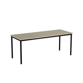 12:38 bord akustik optimal linoleum 180x70 cm sort understel