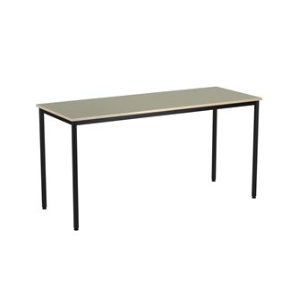 12:38 bord akustik optimal linoleum 180x70 cm sort understel