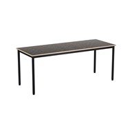 12:38 bord akustik linoleum 180x70 cm sort understel