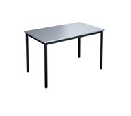 12:38 FSC bord decor laminat 120x70 cm sort understel