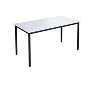 12:38 FSC bord decor laminat 140x70 cm sort understel