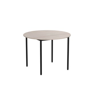 12:38 FSC bord HT rundt Ø120 cm sort understel