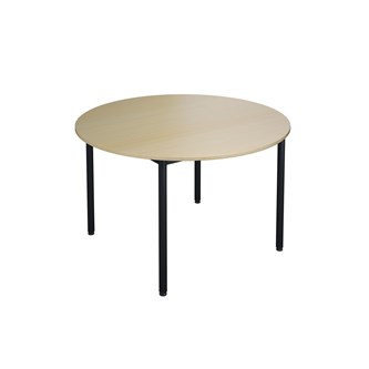 12:38 FSC bord HT rundt Ø120 cm sort understel