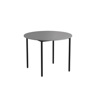 12:38 FSC bord HT rundt Ø120 cm sort understel