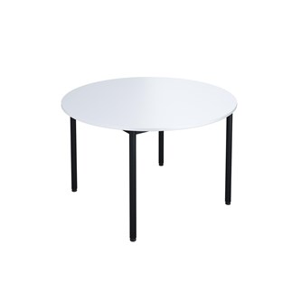 12:38 FSC bord HT rundt Ø120 cm sort understel