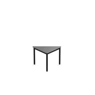 12:38 trekantsbord HT runde hjørner 80x80x80 cm sort understel