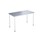 12:38 FSC bord HT 120x60 cm hvidt understel