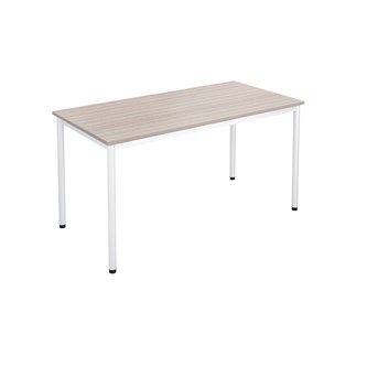 12:38 FSC bord HT 140x70 cm hvidt understel