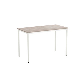 12:38 FSC bord HT 140x70 cm hvidt understel