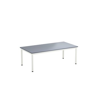 12:38 FSC bord HT 140x70 cm hvidt understel