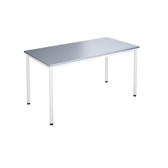 12:38 FSC bord HT 140x70 cm hvidt understel