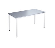 12:38 FSC bord akustiklaminat 140x70 cm hvidt understel