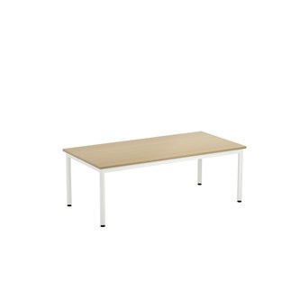 12:38 FSC bord HT 140x70 cm hvidt understel