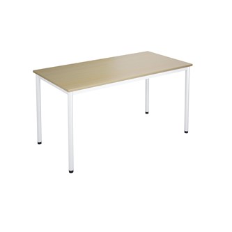 12:38 FSC bord HT 140x70 cm hvidt understel