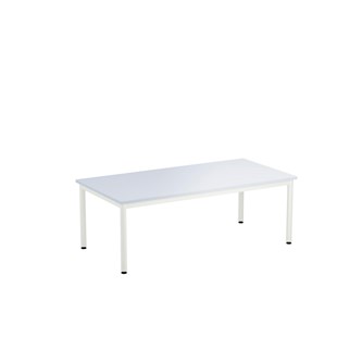 12:38 FSC bord HT 140x70 cm hvidt understel