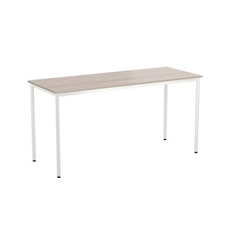 12:38 FSC bord akustik optimal laminat 180x70 cm hvidt understel