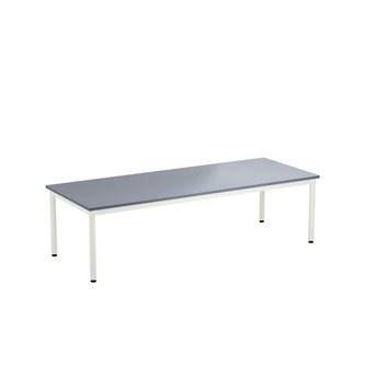 12:38 FSC bord akustik optimal laminat 180x70 cm hvidt understel