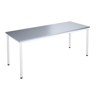12:38 FSC bord akustik optimal laminat 180x70 cm hvidt understel