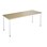12:38 FSC bord akustik optimal laminat 180x70 cm hvidt understel