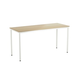 12:38 FSC bord akustik optimal laminat 180x70 cm hvidt understel