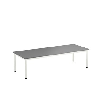 12:38 FSC bord akustik optimal laminat 180x70 cm hvidt understel